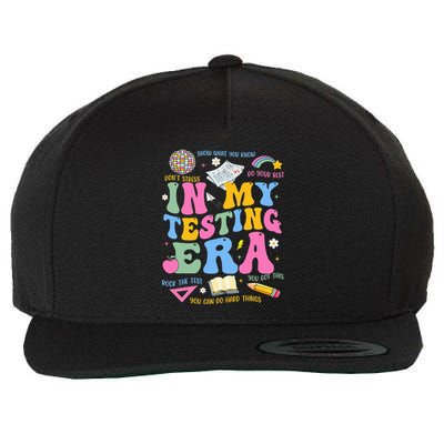 In My State Testing Era Teachers Funny Test Day Wool Snapback Cap