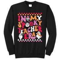 In My Spooky Teacher Era Groovy Ghost Teacher Halloween Sweatshirt