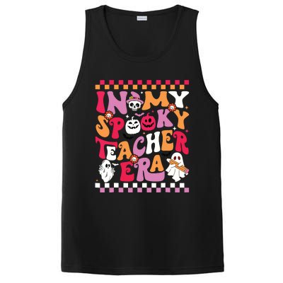 In My Spooky Teacher Era Groovy Ghost Teacher Halloween PosiCharge Competitor Tank