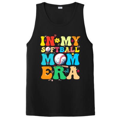 In My Softball Mom Era Groovy MotherS Life Game Vibes Day Gift PosiCharge Competitor Tank