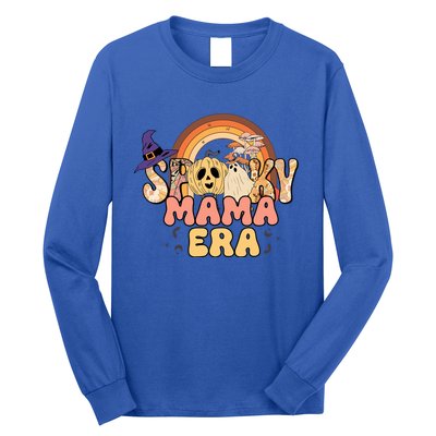 In My Spooky Mama Era Halloween Groovy Witchy Spooky Mama Cool Gift Long Sleeve Shirt