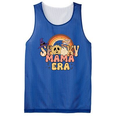 In My Spooky Mama Era Halloween Groovy Witchy Spooky Mama Cool Gift Mesh Reversible Basketball Jersey Tank