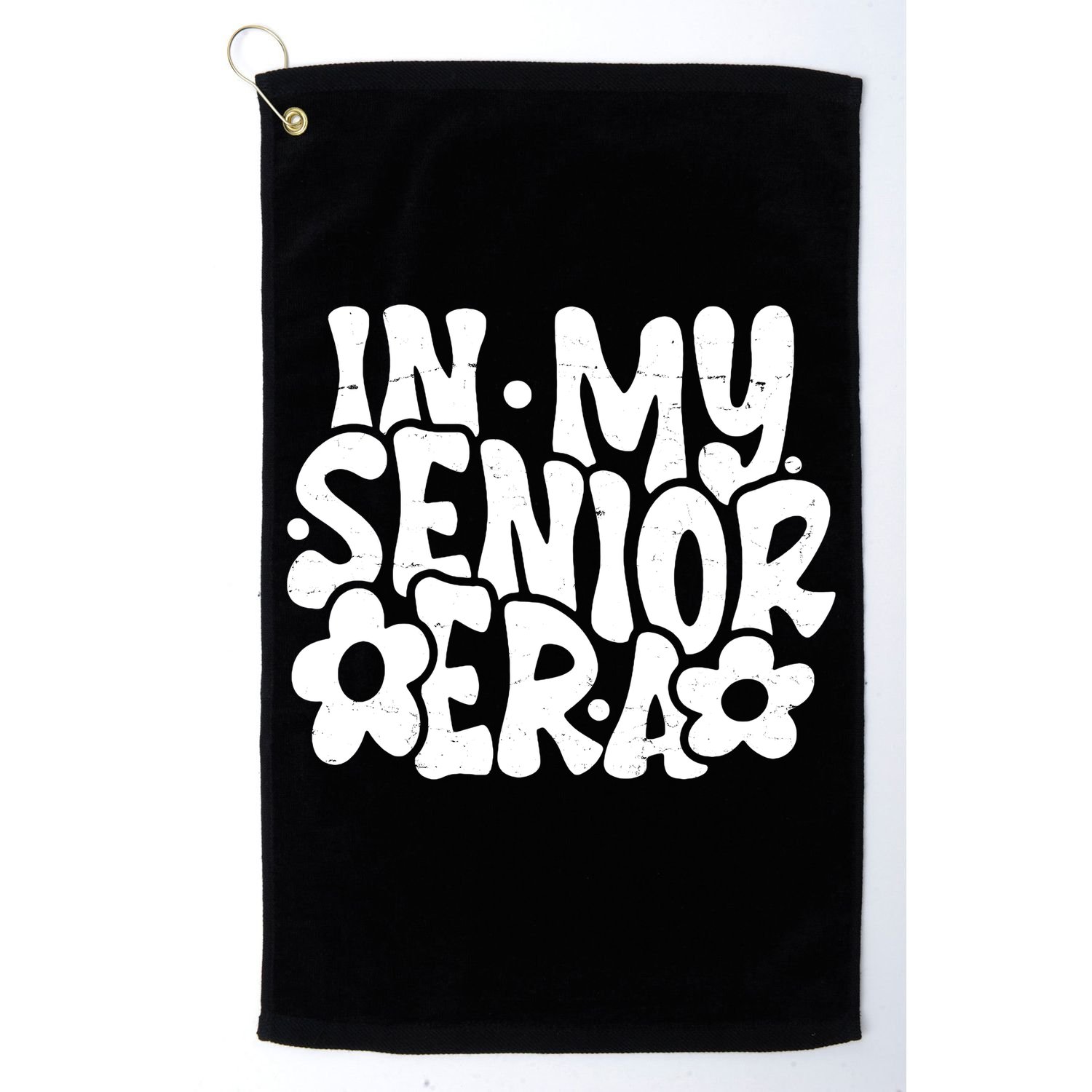 In My Senior Era School Graduation Graduate Golf Towel