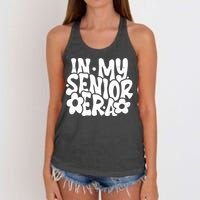 In My Senior Era School Graduation Graduate Women's Knotted Racerback Tank