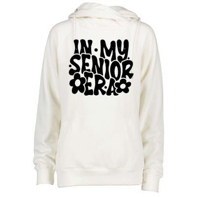 In My Senior Era School Graduation Graduate Womens Funnel Neck Pullover Hood