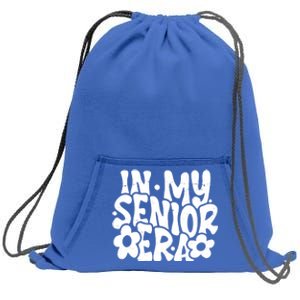 In My Senior Era School Graduation Graduate Sweatshirt Cinch Pack Bag