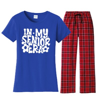 In My Senior Era School Graduation Graduate Women's Flannel Pajama Set