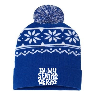 In My Senior Era School Graduation Graduate USA-Made Snowflake Beanie