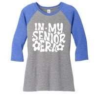 In My Senior Era School Graduation Graduate Women's Tri-Blend 3/4-Sleeve Raglan Shirt