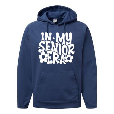 In My Senior Era School Graduation Graduate Performance Fleece Hoodie