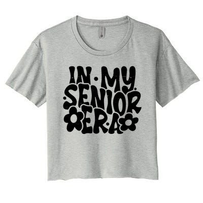 In My Senior Era School Graduation Graduate Women's Crop Top Tee