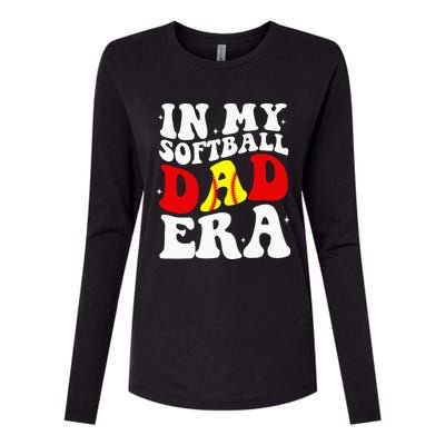 In My Softball Dad Era Softball Dad Womens Cotton Relaxed Long Sleeve T-Shirt