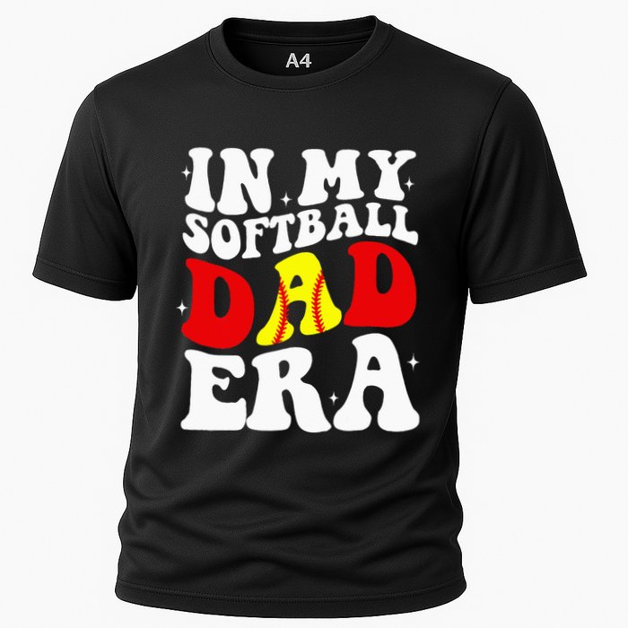 In My Softball Dad Era Softball Dad Cooling Performance Crew T-Shirt