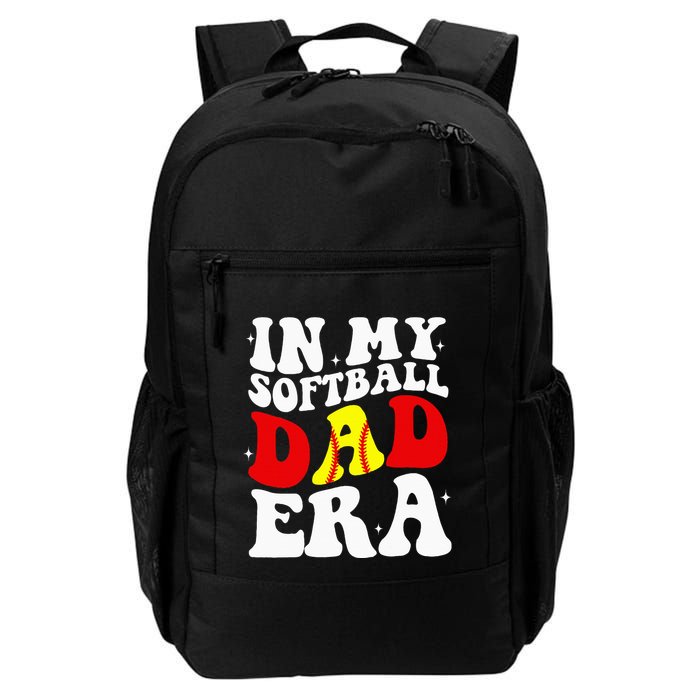 In My Softball Dad Era Softball Dad Backpack