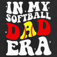 In My Softball Dad Era Softball Dad Golf Towel