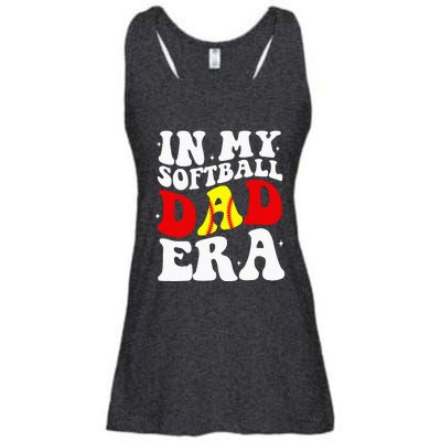 In My Softball Dad Era Softball Dad Ladies Essential Flowy Tank