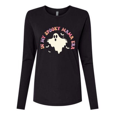 In My Spooky Mama Era Halloween (2Sides) Witchy Spooky Mom Gift Womens Cotton Relaxed Long Sleeve T-Shirt