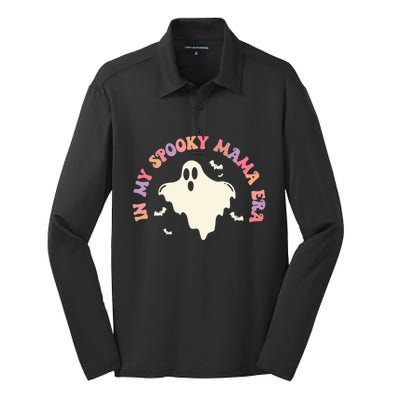 In My Spooky Mama Era Halloween (2Sides) Witchy Spooky Mom Gift Silk Touch Performance Long Sleeve Polo