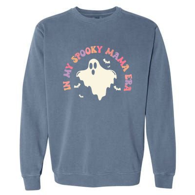 In My Spooky Mama Era Halloween (2Sides) Witchy Spooky Mom Gift Garment-Dyed Sweatshirt