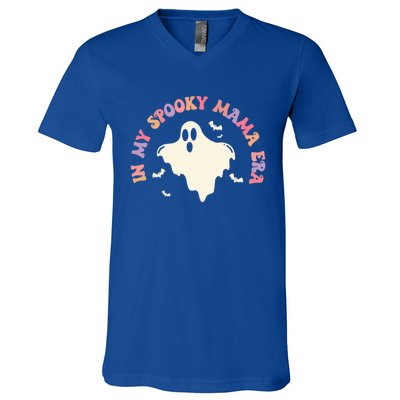 In My Spooky Mama Era Halloween (2Sides) Witchy Spooky Mom Gift V-Neck T-Shirt