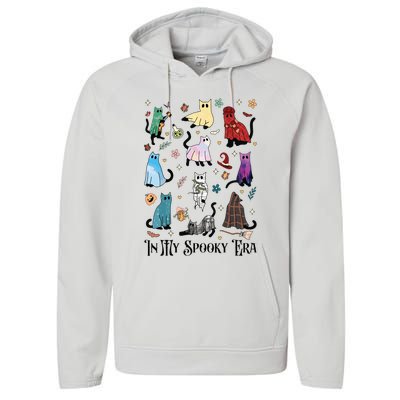 In My Spooky Era Cute Cat Halloween Funny Cats Costume Performance Fleece Hoodie