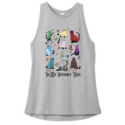 In My Spooky Era Cute Cat Halloween Funny Cats Costume Ladies PosiCharge Tri-Blend Wicking Tank