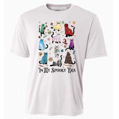 In My Spooky Era Cute Cat Halloween Funny Cats Costume Cooling Performance Crew T-Shirt