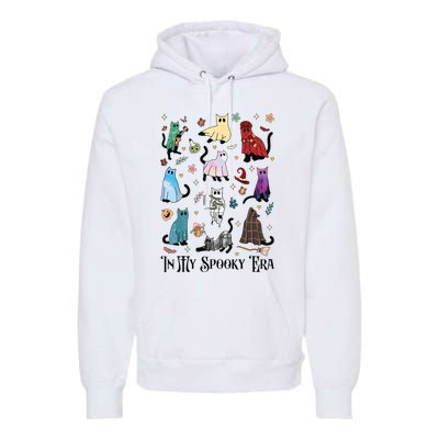 In My Spooky Era Cute Cat Halloween Funny Cats Costume Premium Hoodie