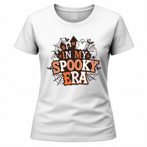 In My Spooky Era Halloween Ghost Pumpkin Cute Spooky Vibes Women's T-Shirt