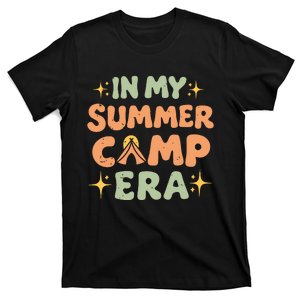 In My Summer Camp Era Women Groovy Retro Camping Camper T-Shirt