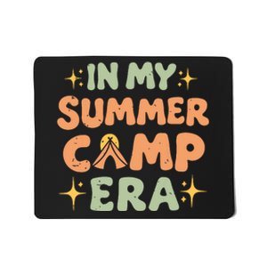 In My Summer Camp Era Women Groovy Retro Camping Camper Mousepad