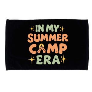 In My Summer Camp Era Women Groovy Retro Camping Camper Microfiber Hand Towel