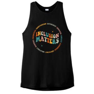 Inclusion Matters Special Education Sped Teacher Men Women Ladies PosiCharge Tri-Blend Wicking Tank