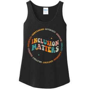 Inclusion Matters Special Education Sped Teacher Men Women Ladies Essential Tank