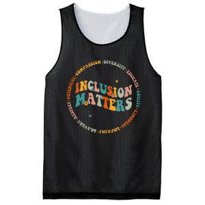 Inclusion Matters Special Education Sped Teacher Men Women Mesh Reversible Basketball Jersey Tank