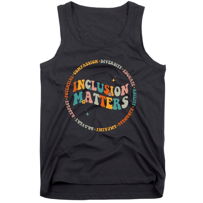 Inclusion Matters Special Education Sped Teacher Men Women Tank Top