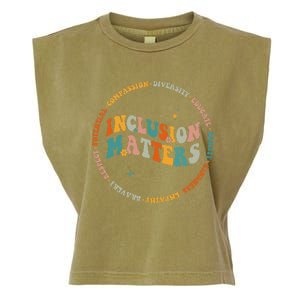 Inclusion Matters Special Education Sped Teacher Men Women Garment-Dyed Women's Muscle Tee