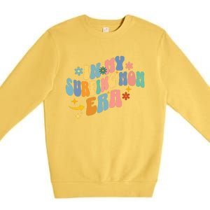 In My Surfing Mom Era Premium Crewneck Sweatshirt