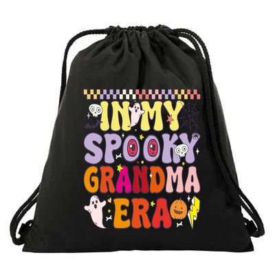 In My Spooky Grandma Era – Halloween Vibes Funny Gift Drawstring Bag