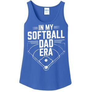 In My Softball Dad Era Softball Team Dad Softball Dads Gift Ladies Essential Tank