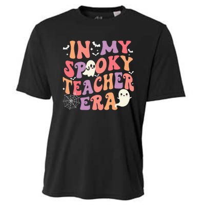 In My Spooky Teacher Era Ghost Halloween Retro Teachers Day Cooling Performance Crew T-Shirt