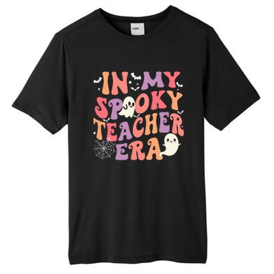 In My Spooky Teacher Era Ghost Halloween Retro Teachers Day Tall Fusion ChromaSoft Performance T-Shirt