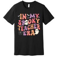 In My Spooky Teacher Era Ghost Halloween Retro Teachers Day Premium T-Shirt