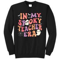 In My Spooky Teacher Era Ghost Halloween Retro Teachers Day Tall Sweatshirt