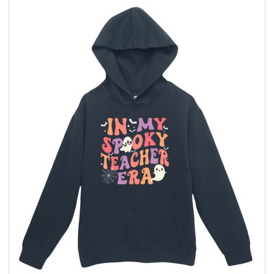 In My Spooky Teacher Era Ghost Halloween Retro Teachers Day Urban Pullover Hoodie