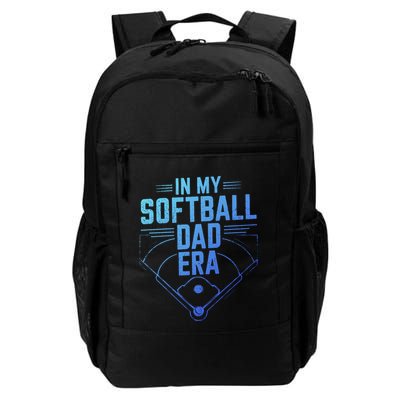 In My Softball Dad Era Softball Team Dad Softball Dads Gift Backpack