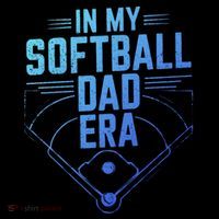 In My Softball Dad Era Softball Team Dad Softball Dads Gift Sustainable Bucket Hat