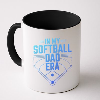 In My Softball Dad Era Softball Team Dad Softball Dads Gift Mug