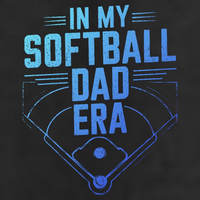 In My Softball Dad Era Softball Team Dad Softball Dads Gift Golf Towel