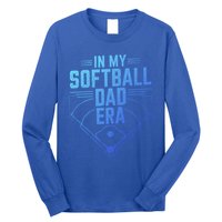 In My Softball Dad Era Softball Team Dad Softball Dads Gift Long Sleeve Shirt